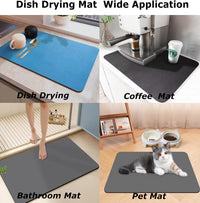 Thumbnail for Dish Drying Mat for Kitchen, Water Absorbent Mat