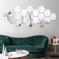 Thumbnail for 3D Hexagon Acrylic Mirror (12 Pieces)