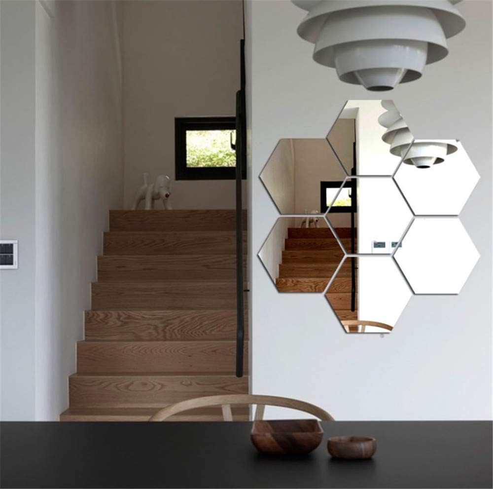 3D Hexagon Acrylic Mirror (12 Pieces)