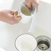 Thumbnail for SparkleShine™ Multipurpose Wire Dishwashing Rags for Wet and Dry (Pack of 10)